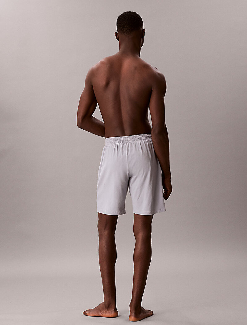 Calvin Klein Gri Renkli Erkek Monogram Pijama Altı