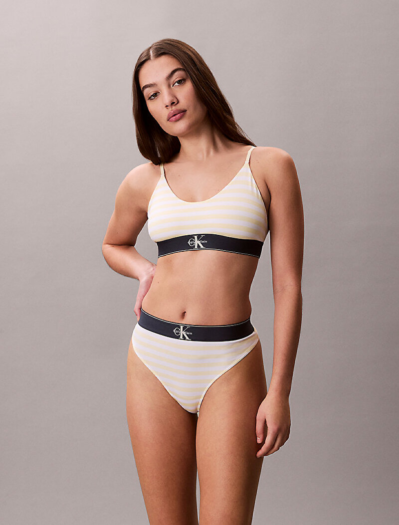 Calvin Klein Sarı Renkli Kadın Tanga