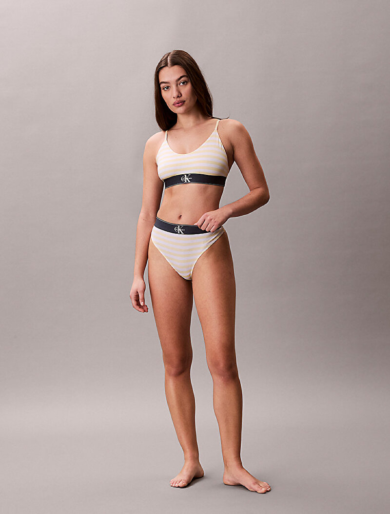 Calvin Klein Sarı Renkli Kadın Tanga