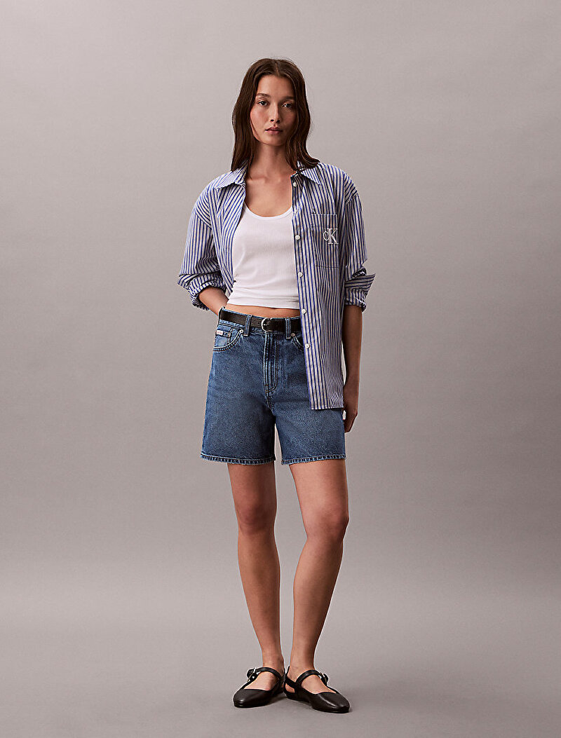 Kadın High Rise A-line Şort