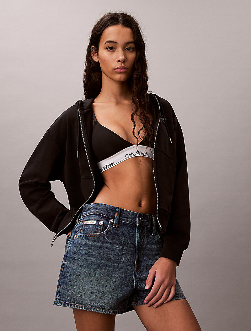 Calvin Klein Mavi Renkli Kadın 90s Şort