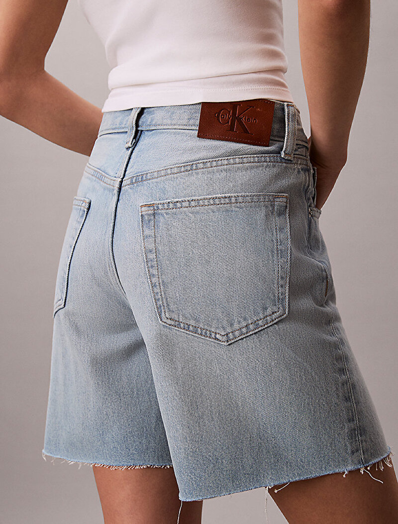 Calvin Klein Mavi Renkli Kadın 90s Şort