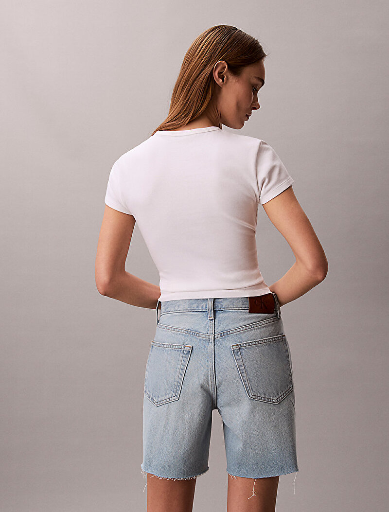 Calvin Klein Mavi Renkli Kadın 90s Şort