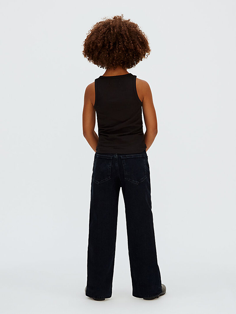 Calvin Klein Siyah Renkli Kız Çocuk CK Logo Tank Top