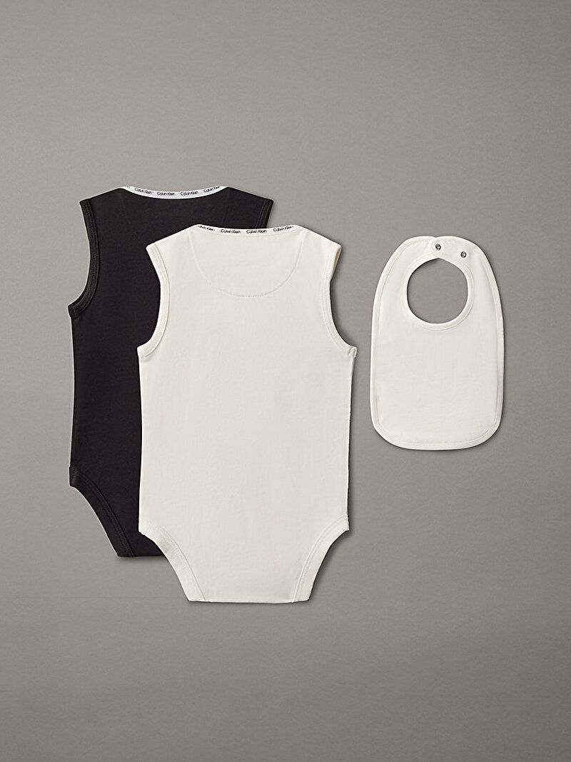 Calvin Klein Beyaz Renkli Bebek Body Hediye Paketi