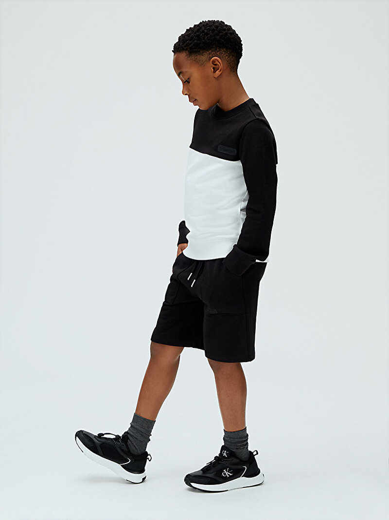 Calvin Klein Siyah Renkli Erkek Çocuk Terry Şort
