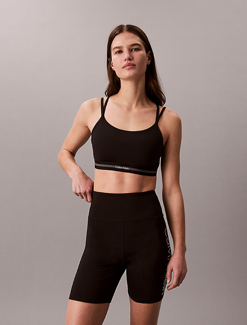 Calvin Klein Siyah Renkli Kadın Icon Sport Low Support Sütyen