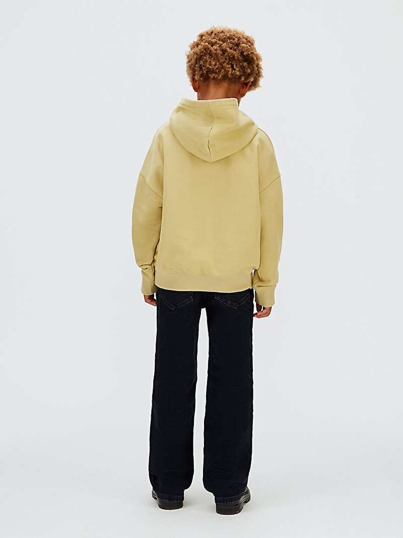 Calvin Klein Yeşil Renkli Erkek Çocuk Bridge Oversize Sweatshirt