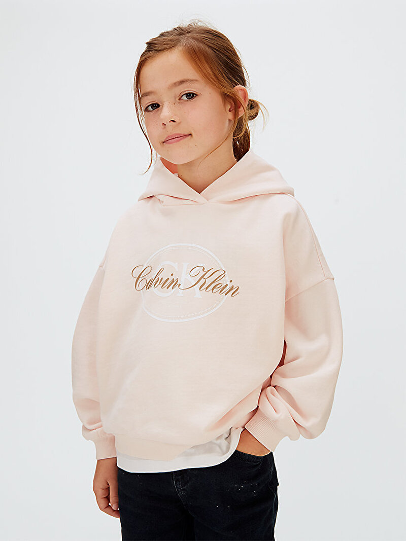 Kız Çocuk CK Hooded Sweatshirt