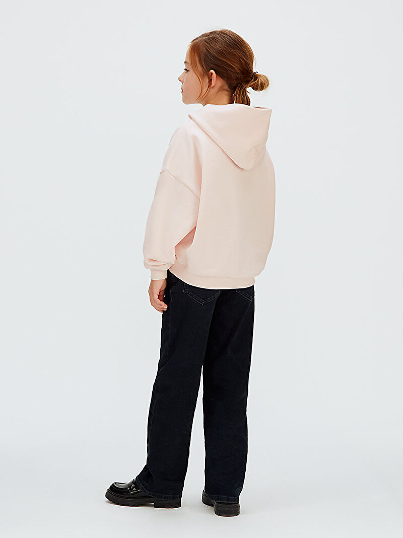 Calvin Klein Pembe Renkli Kız Çocuk CK Hooded Sweatshirt