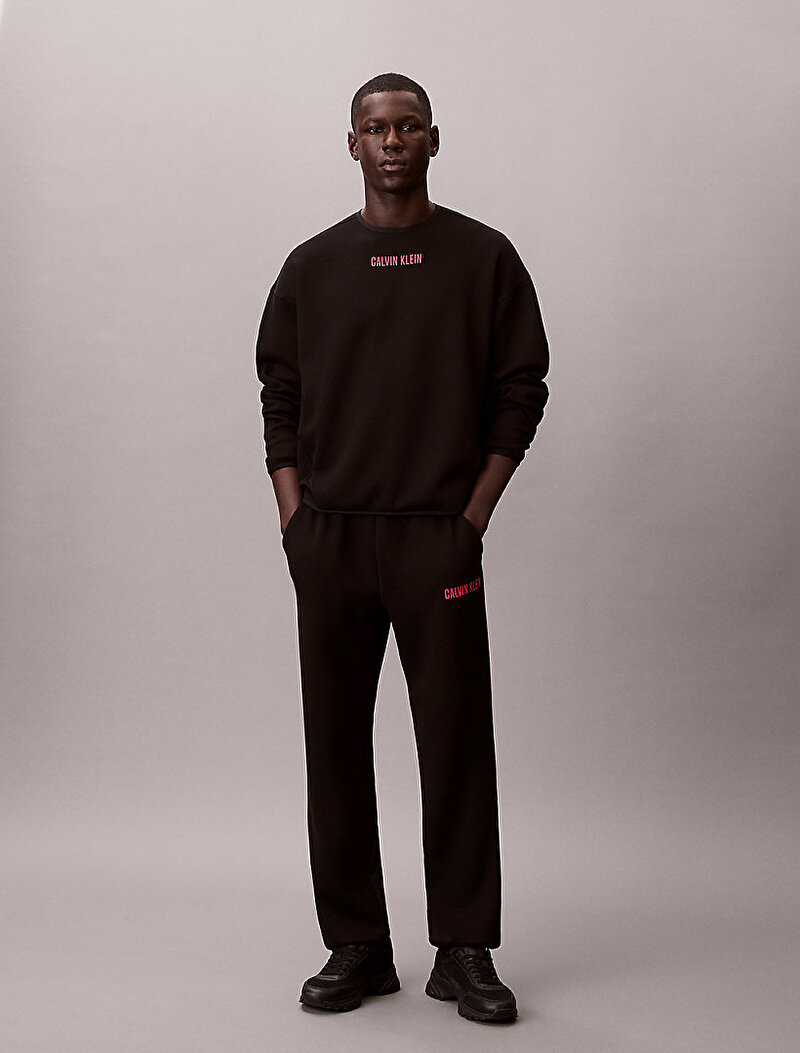 Calvin Klein Pembe Renkli Erkek Crewneck Sweatshirt
