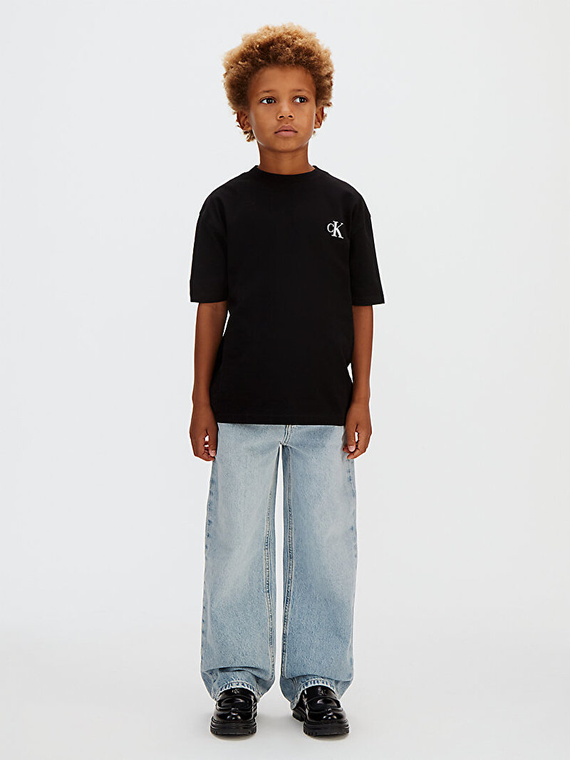 Calvin Klein Siyah Renkli Erkek Çocuk Bridge T-shirt