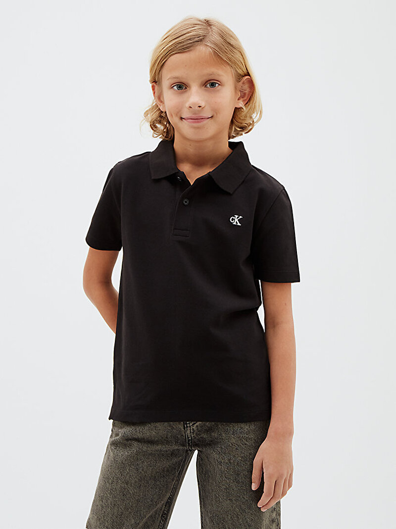 Erkek Çocuk Solid Polo T-shirt