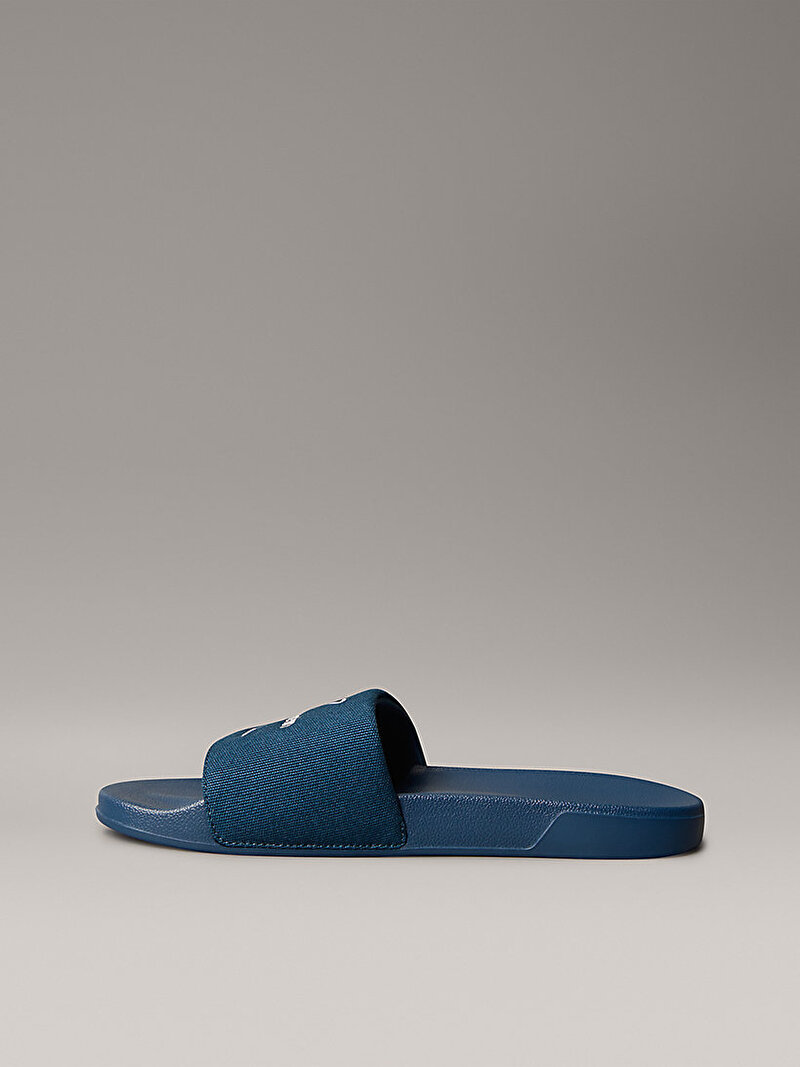 Calvin Klein Lacivert Renkli Erkek Essential Terlik