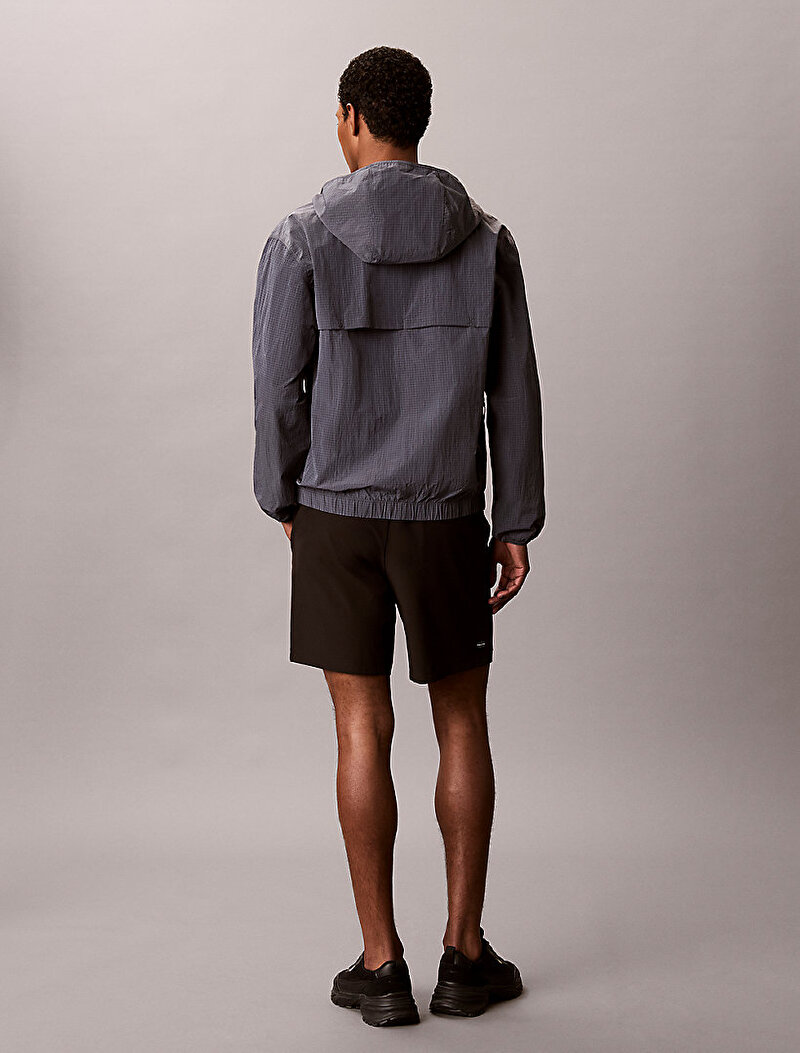 Calvin Klein Gri Renkli Erkek Woven Rüzgarlık Ceket
