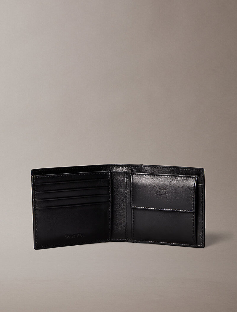 Calvin Klein Siyah Renkli Erkek Raised Bifold Cüzdan