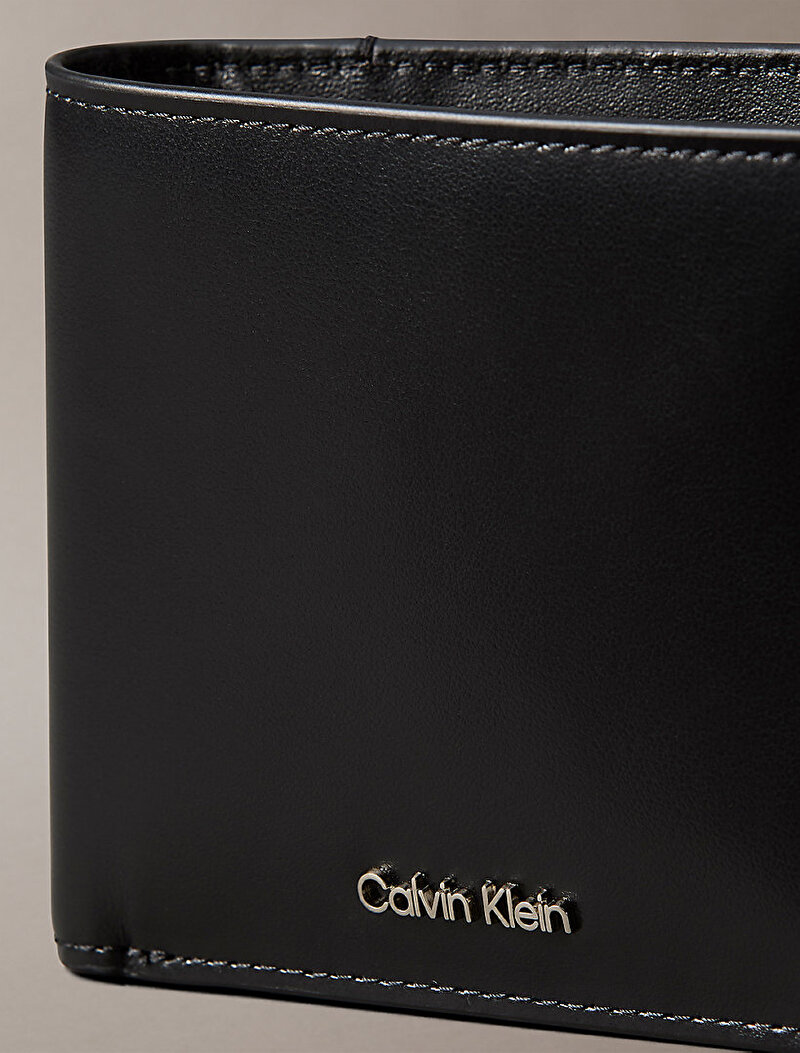 Calvin Klein Siyah Renkli Erkek Raised Bifold Cüzdan