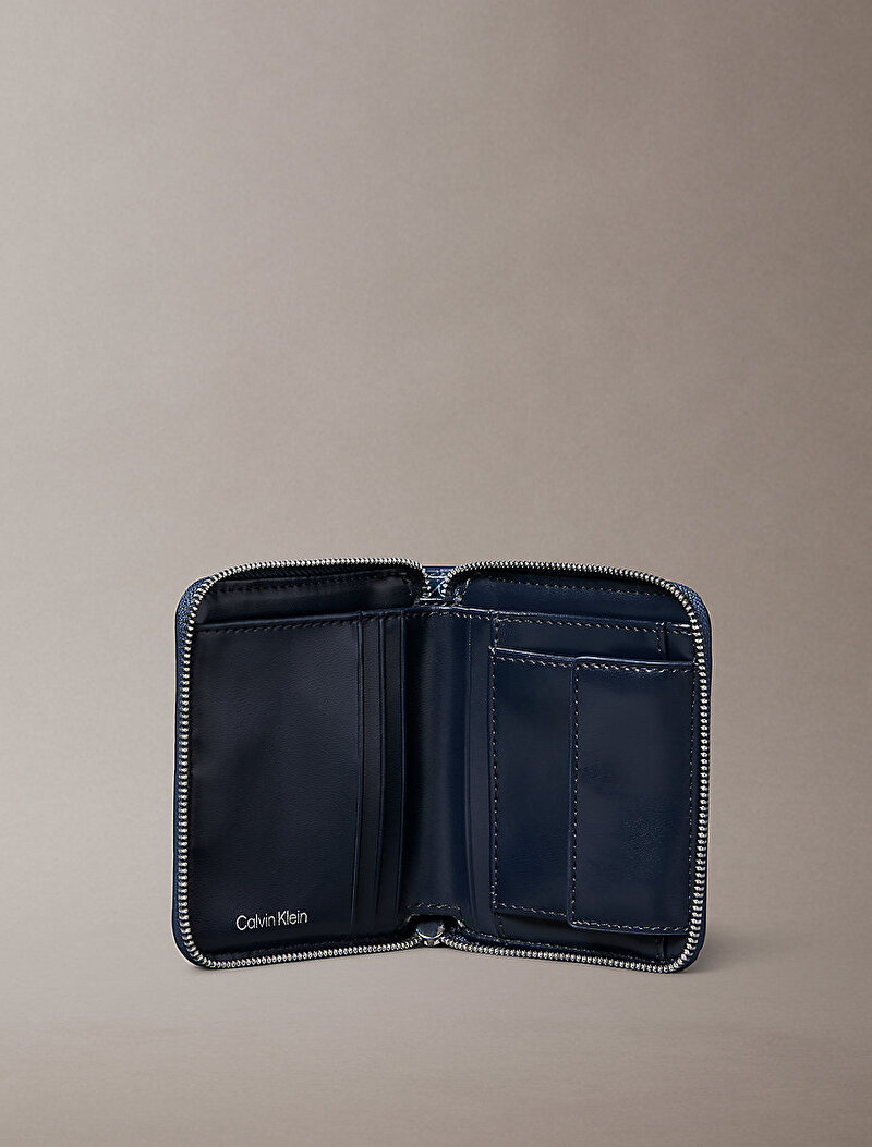 Calvin Klein Mavi Renkli Kadın Emblem Cüzdan