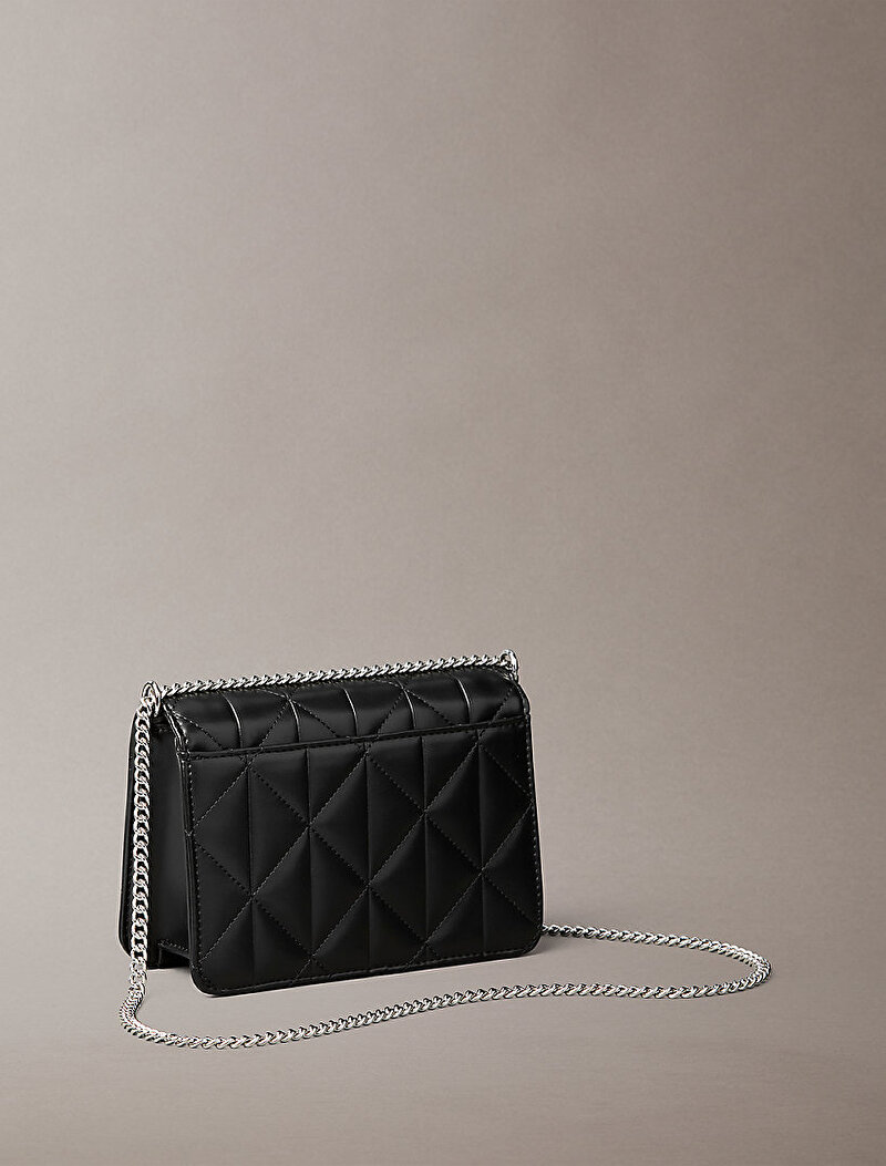 Calvin Klein Siyah Renkli Kadın Quilted Mini Cüzdan