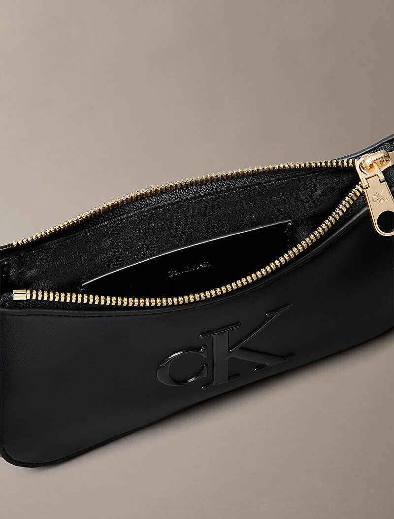 Calvin Klein Siyah Renkli Kadın Bold CK Mini Çapraz Çanta