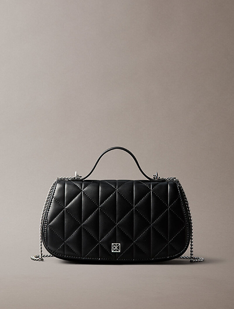 Kadın Quilted Top Handle Çapraz Çanta