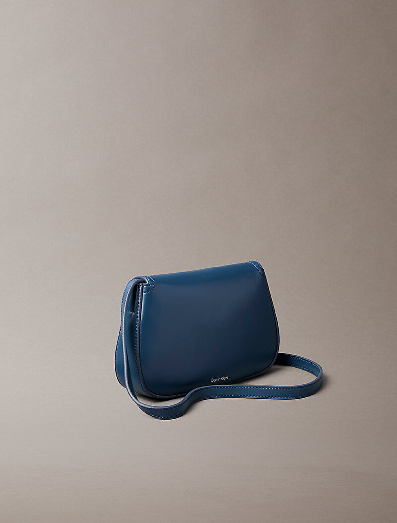 Calvin Klein Mavi Renkli Kadın CK Flap Camera Çanta