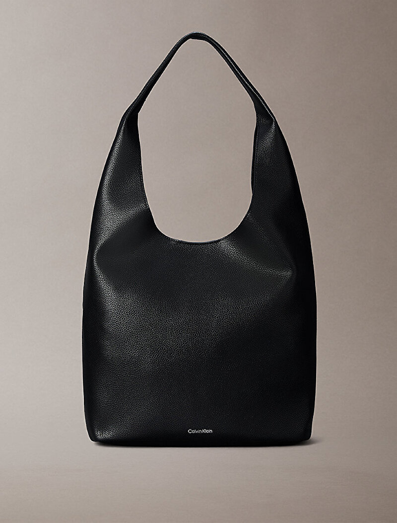 Calvin Klein Siyah Renkli Kadın Slouchy Pebble Omuz Çantası