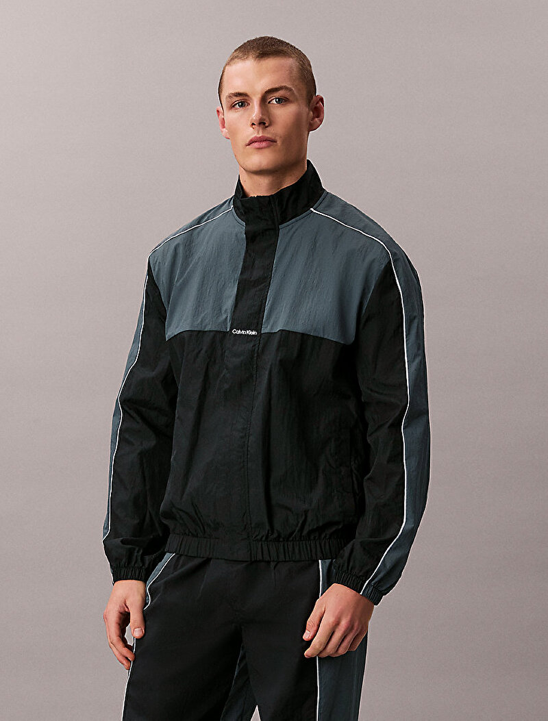Calvin Klein Siyah Renkli Erkek Colorblock Ceket