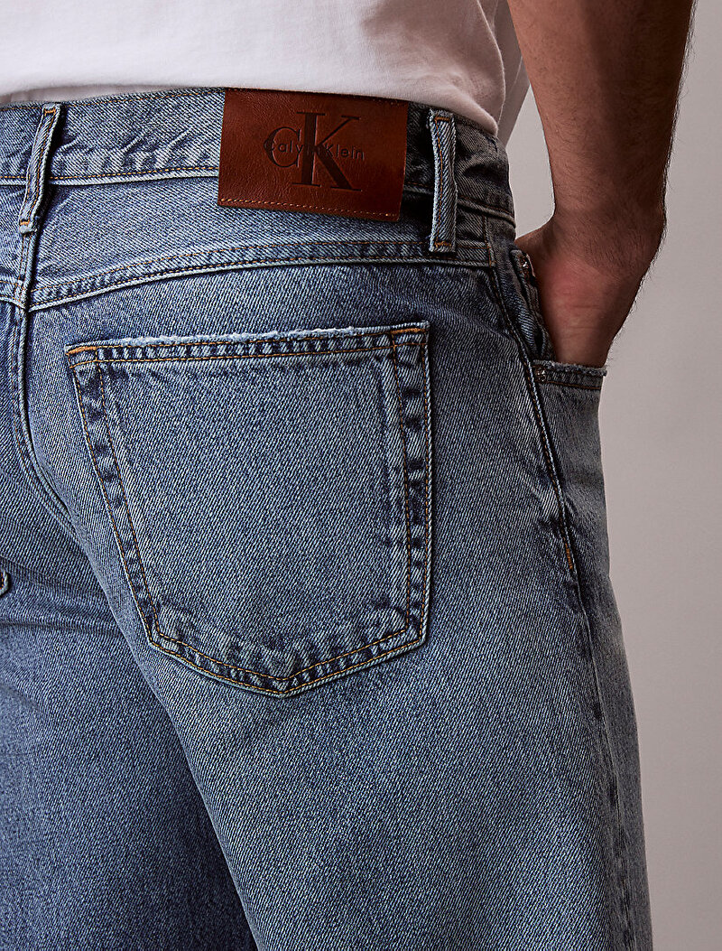 Calvin Klein Mavi Renkli Erkek 90S Straight Andrew Jean Pantolon