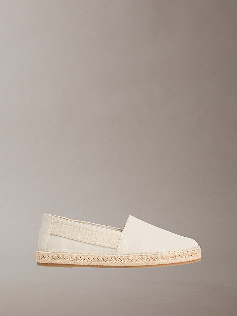 Calvin Klein Beyaz Renkli Erkek Webbing Espadril