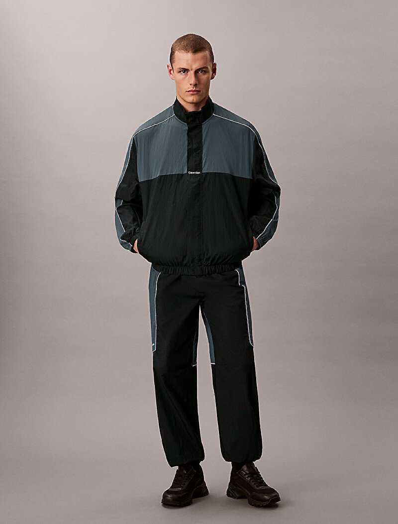 Erkek Colorblock Woven Pantolon