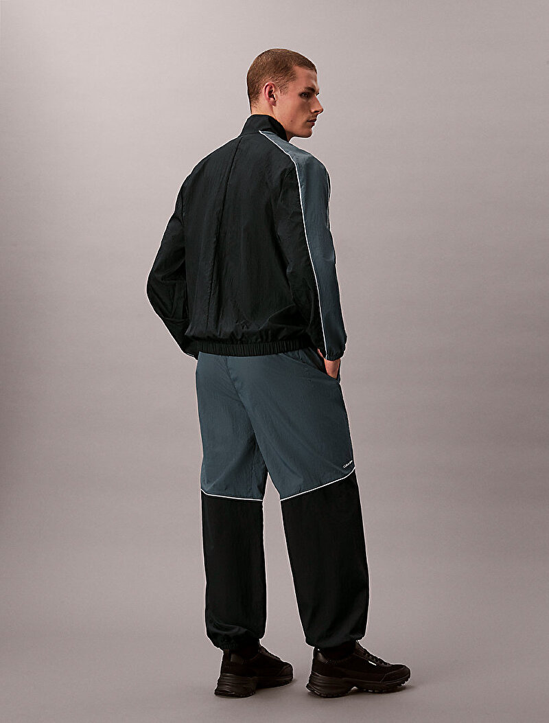 Calvin Klein Siyah Renkli Erkek Colorblock Woven Pantolon