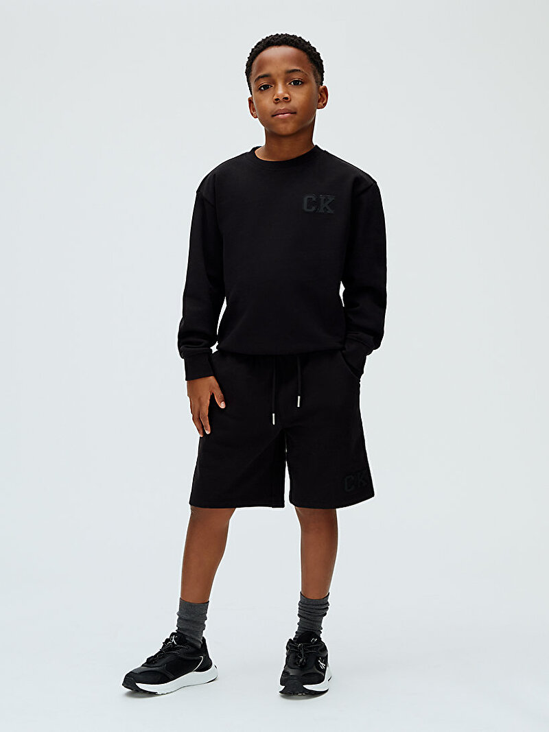 Calvin Klein Siyah Renkli Erkek Çocuk Relaxed Şort