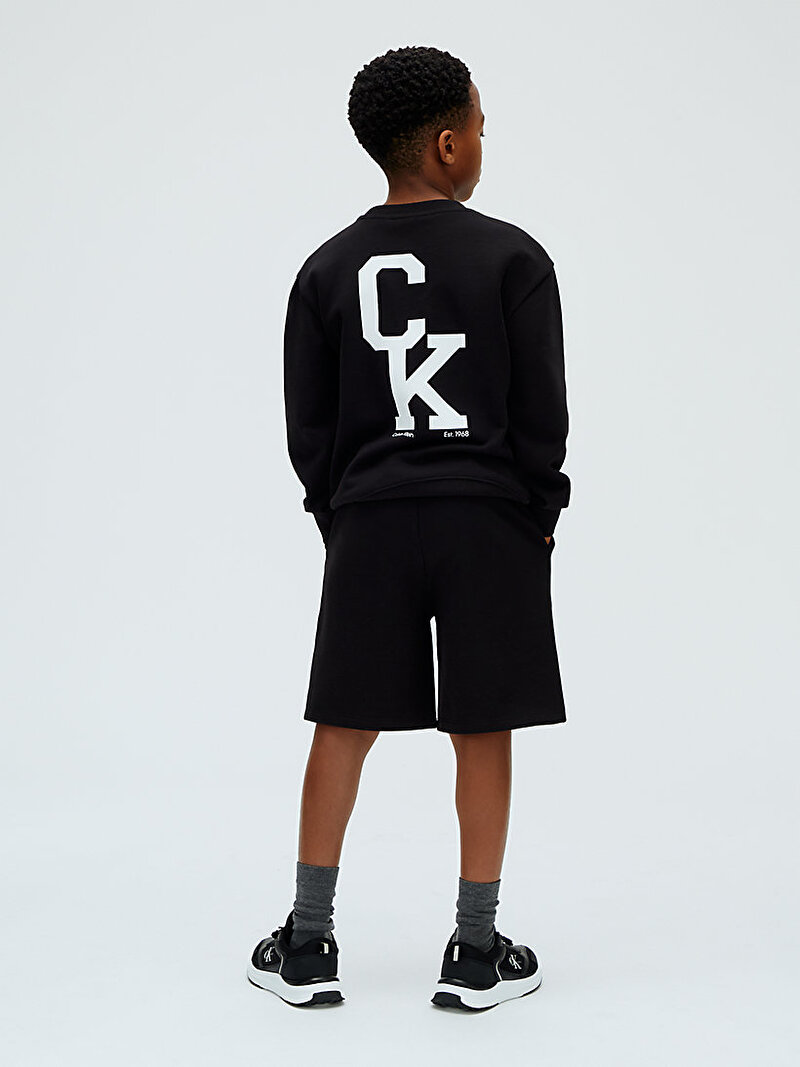 Calvin Klein Siyah Renkli Erkek Çocuk Relaxed Şort