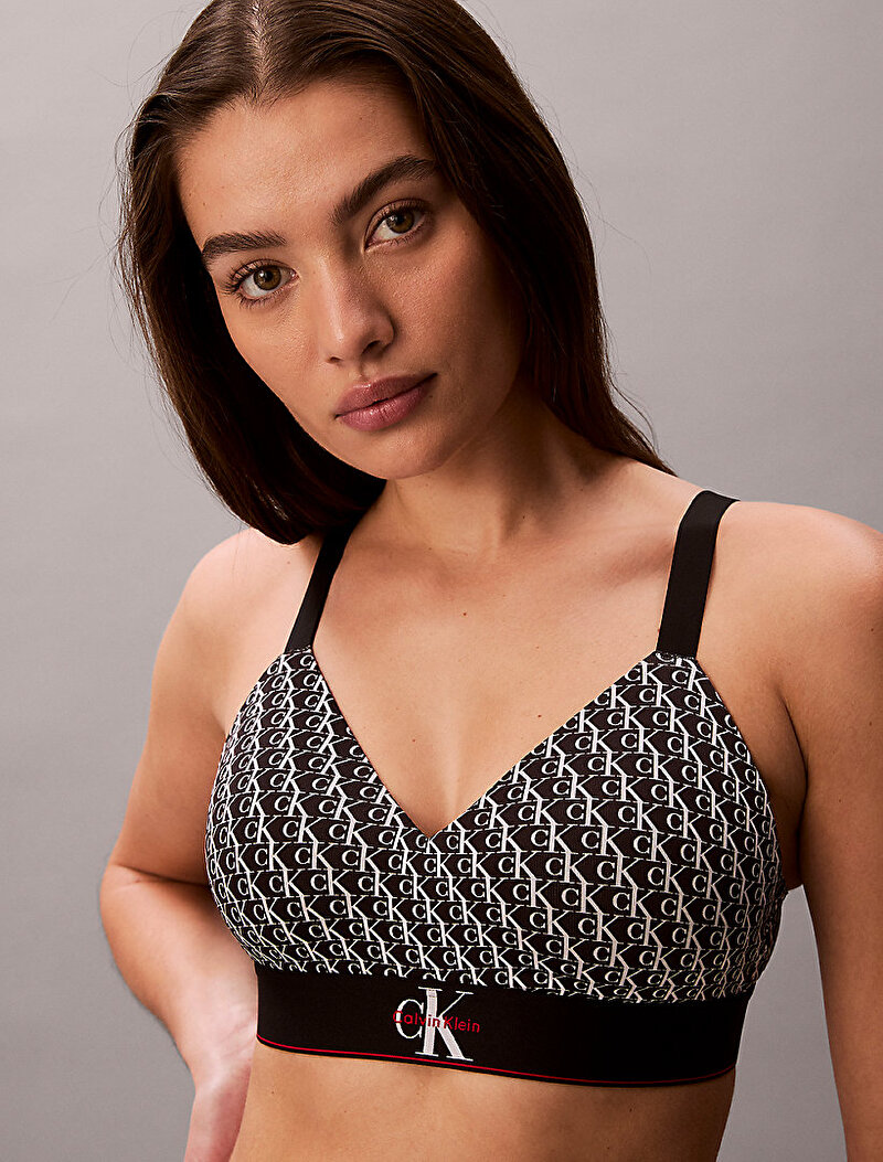 Calvin Klein Siyah Renkli Kadın Lightly Lined Bralet