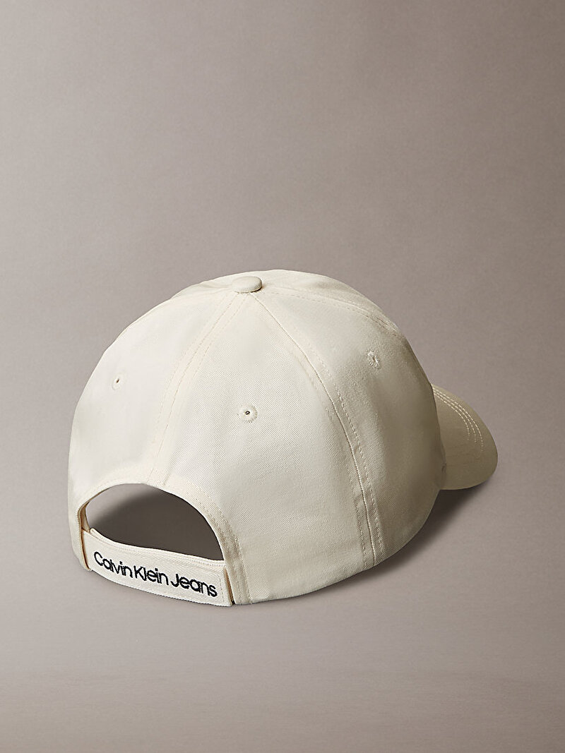 Calvin Klein Beyaz Renkli Çocuk Unisex Monogram Baseball Şapka