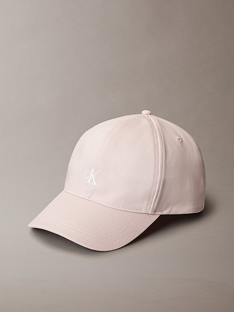 Calvin Klein Bej Renkli Çocuk Unisex Monogram Baseball Şapka