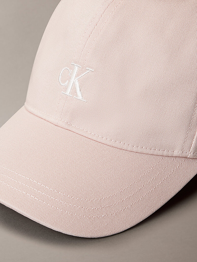 Calvin Klein Bej Renkli Çocuk Unisex Monogram Baseball Şapka