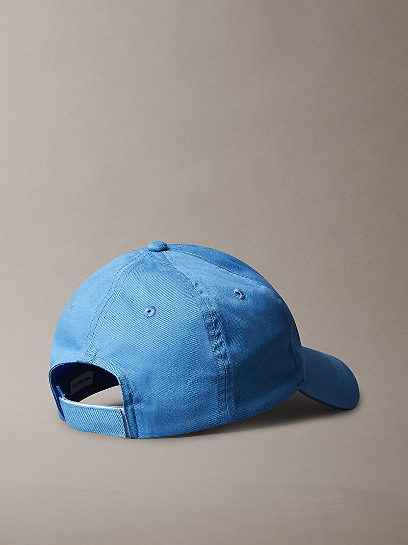 Calvin Klein Mavi Renkli Çocuk Unisex CK Badge Şapka