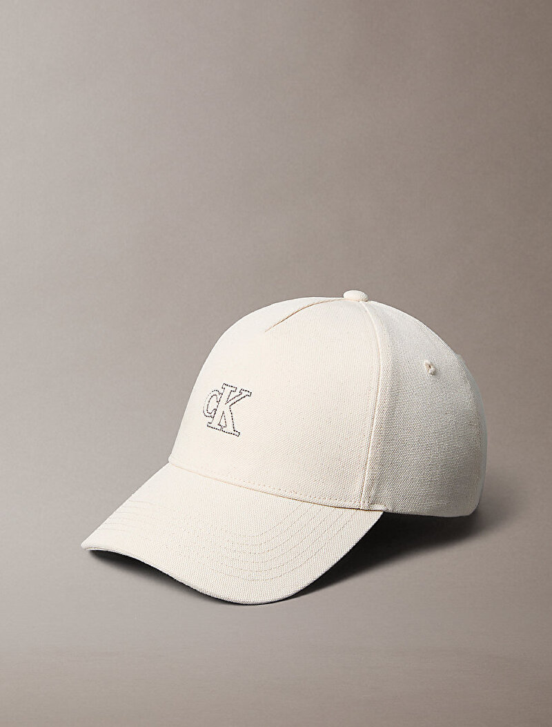 Kadın Canvas Embossed Şapka
