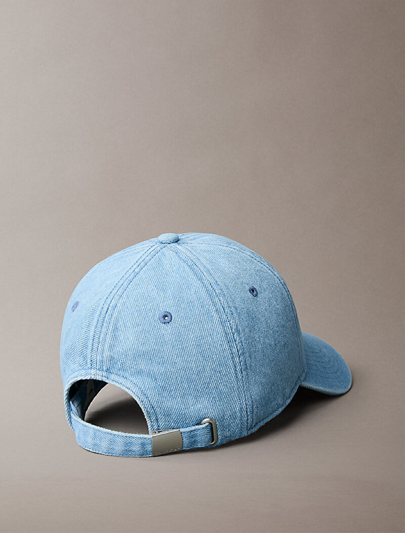 Calvin Klein Mavi Renkli Erkek Monogram Embroidery Şapka