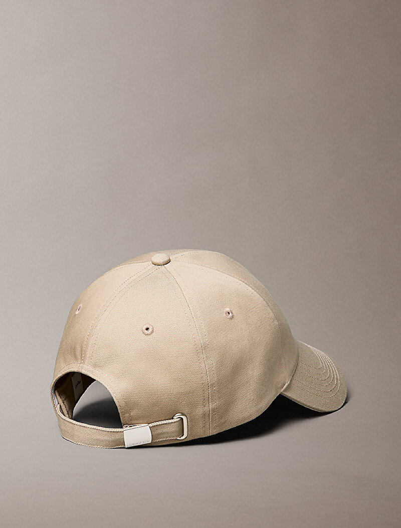Calvin Klein Bej Renkli Erkek Monogram Embroidery Şapka