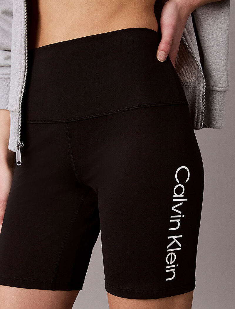 Calvin Klein Siyah Renkli Kadın Icon Sport Wide Şort