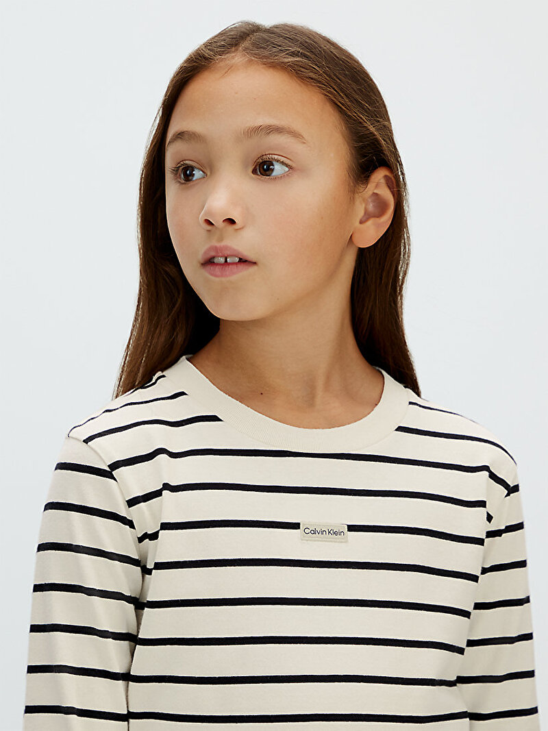 Calvin Klein Çok renkli Renkli Kız Çocuk Stripe T-shirt