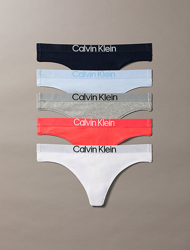 Calvin Klein Çok renkli Renkli Kadın 5'li Paket Tanga