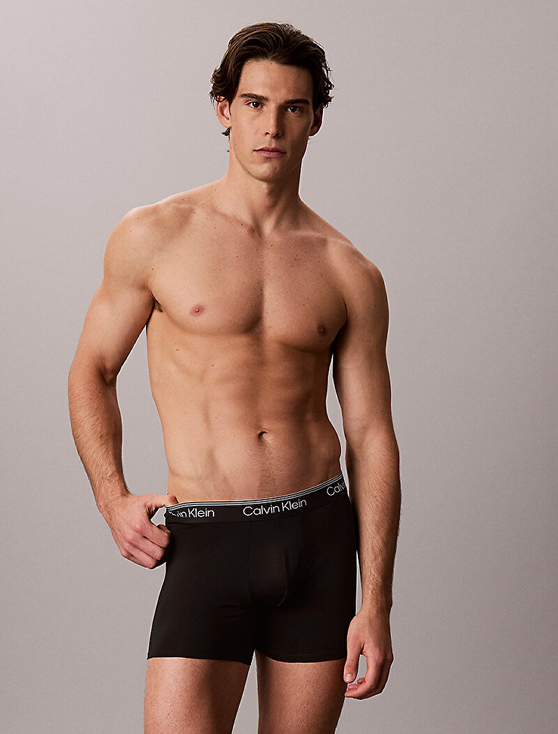Calvin Klein Siyah Renkli Erkek 3'lü Paket Brief Boxer