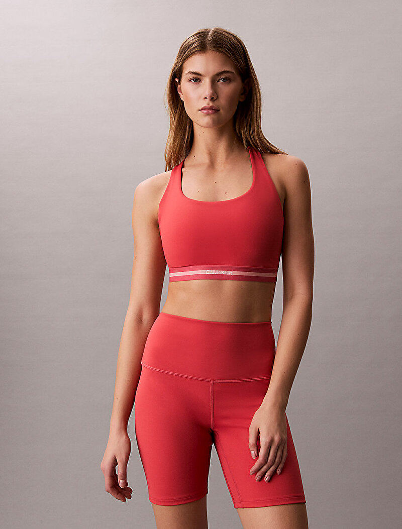 Calvin Klein Kırmızı Renkli Kadın Icon Sport Medium Spor Sütyeni