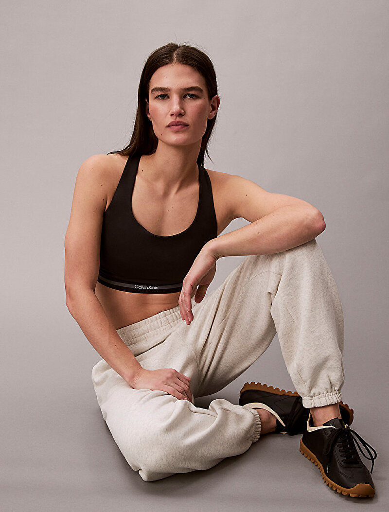 Calvin Klein Siyah Renkli Kadın Icon Sport Medium Spor Sütyeni