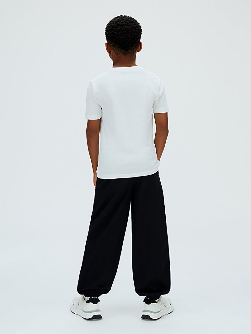 Calvin Klein Siyah Renkli Erkek Çocuk Parachute Eşofman Altı