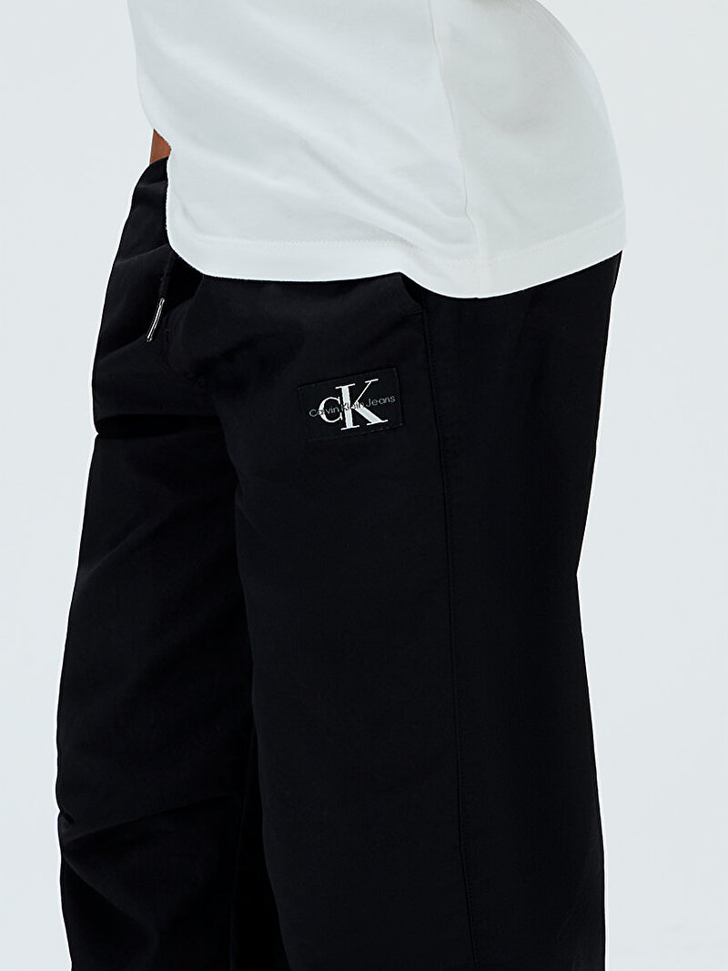 Calvin Klein Siyah Renkli Erkek Çocuk Parachute Eşofman Altı